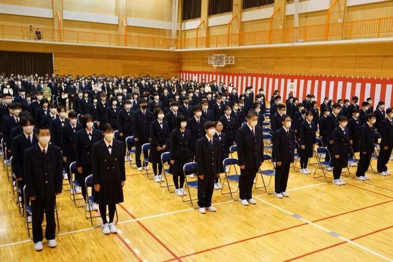 令和5年度入学式を行いました 秋田県立由利高等学校